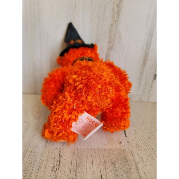 Russ Hocus Orange teddy bear Halloween mini decor plush - Picture 3 of 5